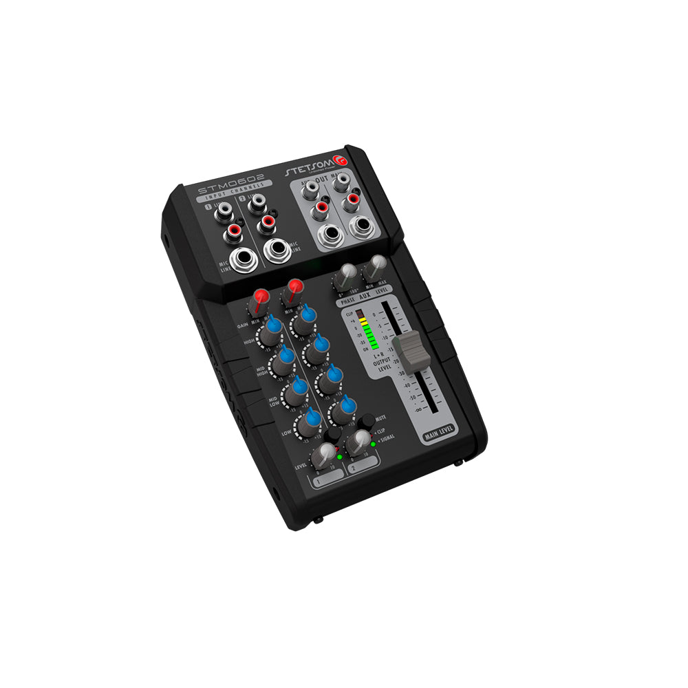 Mesa De Som Automotivo Stetsom 12v 2 Canais Stereo Stm0602 Mesa De Som Automotivo Stetsom 12v 2 Canais Stereo Stm0602
